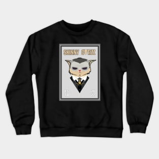 SkinnyCatzzz, What's your Persona. Zombie masked cat Crewneck Sweatshirt